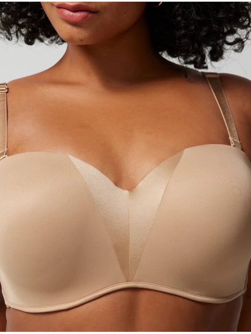 Soma Stunning Starlet Strapless Bra NWT 44DDD Nude Tan